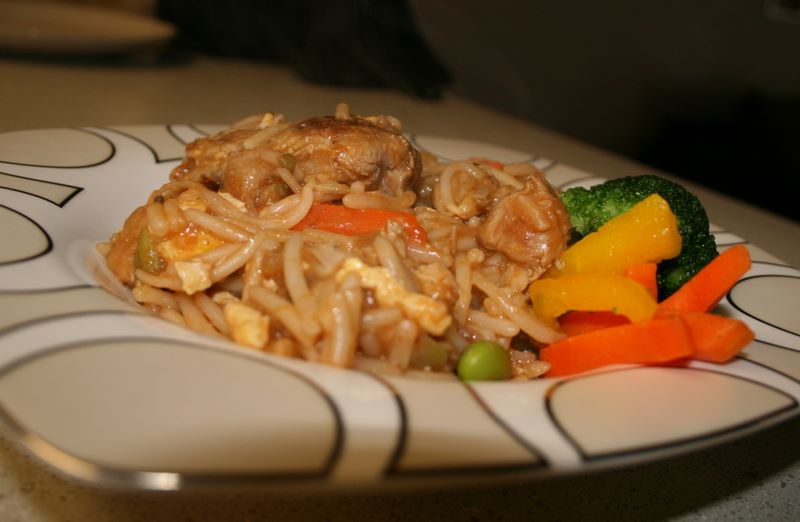 Quick Chicken Noodles Quick Chicken Noodles picture